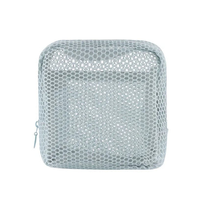 Makeup Brush Case Makeup Brush Holder Travel Waterproof Cosmetic Bag Stand-Up Foldable Makeup Cup with Zipper (Black + Pink)