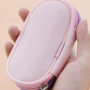 10 Pcs Mini Makeup Brush Travel Portable Makeup Tool Makeup Puff - Palm Brush Professional Makeup Tool Set